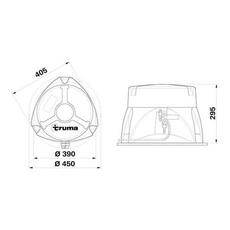 Miniature CHAUFFE EAU ÉLECTRIQUE BOILER 230V - 850W - 14 L - TRUMA N° 1