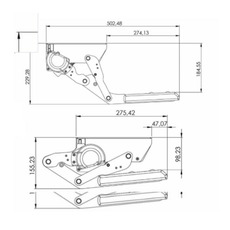 Miniature MARCHEPIED ELECTRIQUE PROJECT 2000 440 mm - 12Volts N° 1