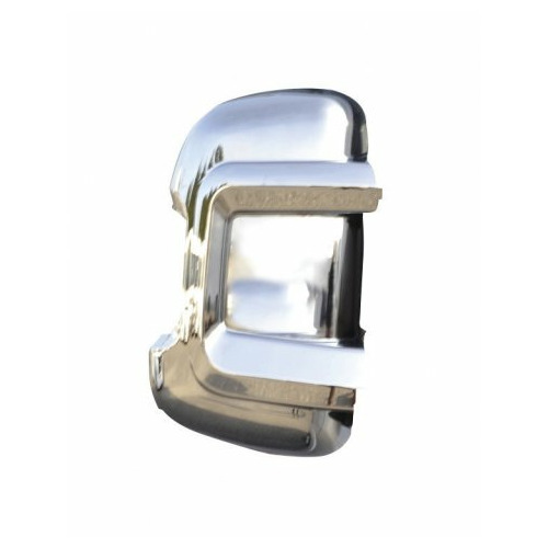 Lot de 2 Coques de rétro CAMPING-CAR FIAT après 2006 CHROME (pour bras long) - HTD