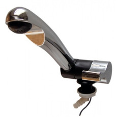 Miniature Robinet simple avec contacteur Chromé STYLE 2005 raccord tétine 10mm - REICH N° 1