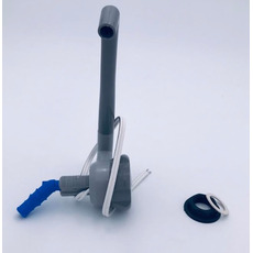 Miniature ROBINET CONTACTEUR RABATTABLE GRIS RACCORD TETINE 10/12mm - COMET N° 2