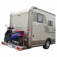 PORTE-MOTO ALU PLATINIUM POUR VÉHICULE AVEC PORTE-À-FAUX MAX. 1100 MM - FEUX TYPE 2 - ALDEN