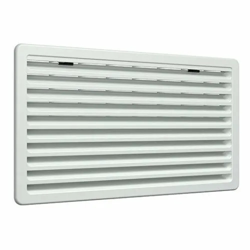 GRILLE D AERATION 523 MM X 281 MM + CADRE  (Blanc FIAT 210) - THETFORD