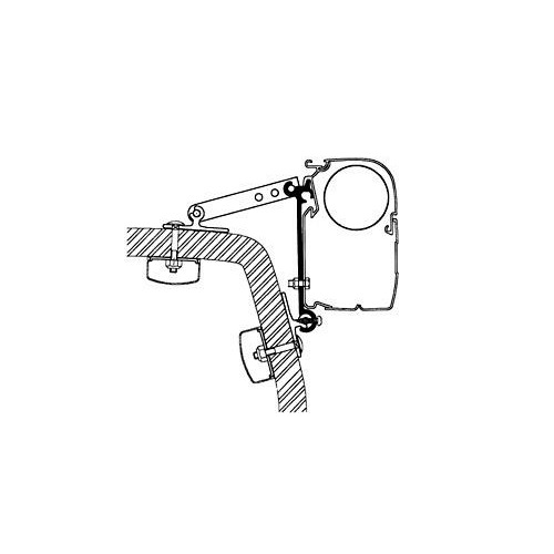 KIT ADAPTATEUR UNIVERSEL POUR OMNISTOR série 3200, 4200 et 5200.  - THULE