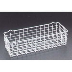Miniature PANIER RANGEMENT FIL ACIER BLANC 330x 120 MM N° 0