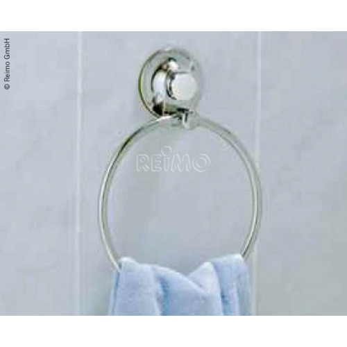 Porte-serviette rond avec ventouse - CARBEST