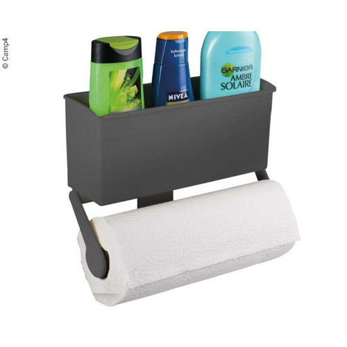 Boîte de rangement avec 2 ventouses + porte rouleau - CAMP4