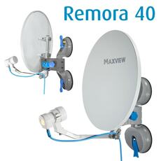 Miniature ANTENNE SATELITTE REMORA 40 CM A VENTOUSE - MAXVIEW N° 0