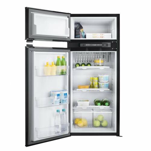 Réfrigérateur trimixte 149L à absorption N4150A LCD tactile - COLORIS NOIR - PORTE CONVEXE SANS CADRE - THETFORD