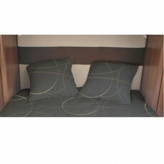 Miniature Taies d'oreiller Ellipse – 58 x 58 cm –  LOT DE 2 - VIA MONDO  N° 0