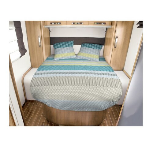 Lit tout fait 145 x 195 cm lit central Janvik - VIA MONDO