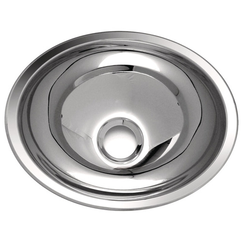 LAVABO ENCASTRABLE OVALE EN INOX 34 X 27 cm - CARBEST