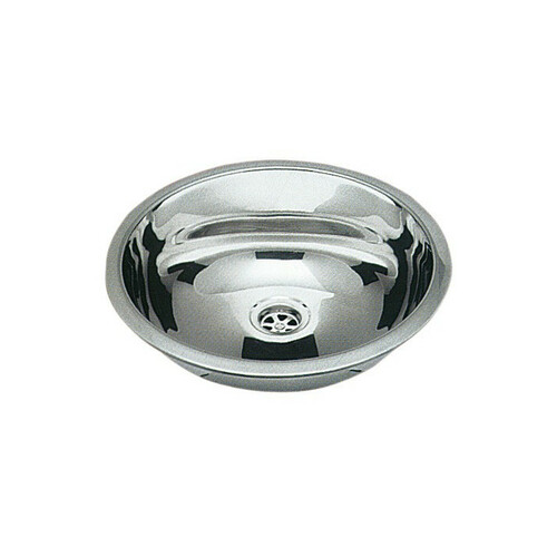 Evier inox rond diametre 29,5 cm - CAN