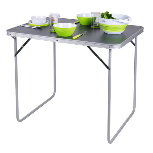 TABLE DE CAMPING JESPER GRIS - 80 X 60cm - McCAMPING - MC CAMPING 