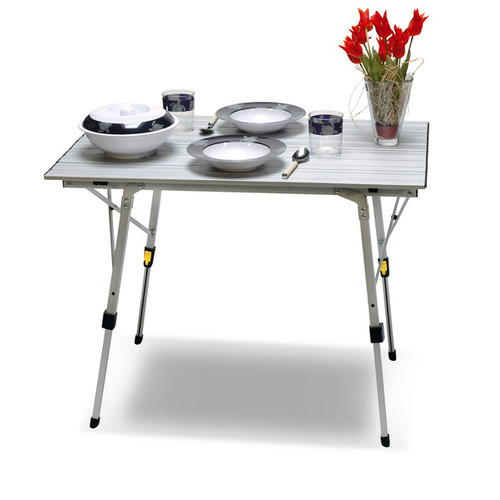 TABLE ALU ENROULABLE BALI 90 X 60 CM - CAMP 4 - CAMP4