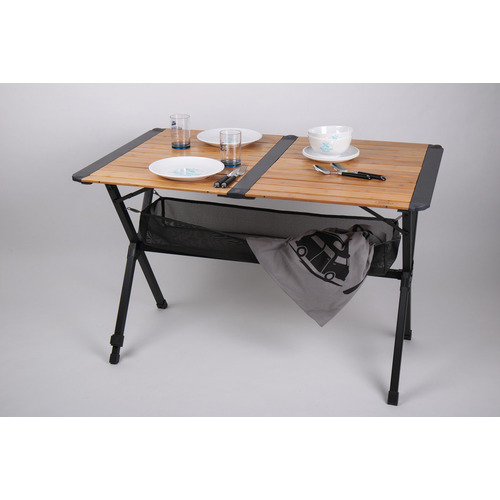 TABLE BAMBOU/ALU MENDOZA ENROULABLE 110x70cm - CAMP 4 - CAMP4