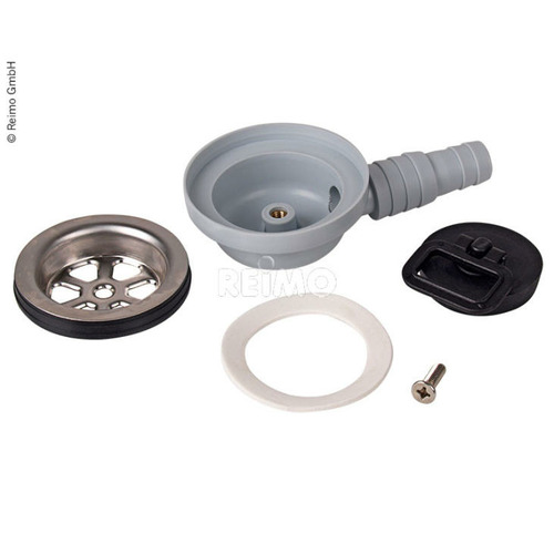 BONDE ÉCOULEMENT TYPE E POUR LAVABO CAN Ø55 mm pour tuyau Ø20/25mm - REIMO