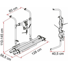 Miniature Porte-vélos Carry-Bike Simple Plus 200 - FIAMMA N° 2