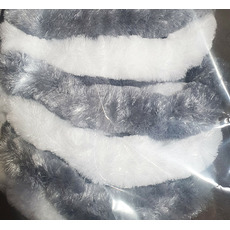 Miniature Rideau chenille pour porte camping-car, caravane Coloris grises et blanches - INCASA N° 1