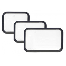 Miniature Baie FIXE farnier avec cadre noir en aluminium 900x500 N° 0