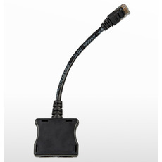 Miniature RJ45-splitter 1xRJ45 male/15 cable/2xRJ45 female N° 0