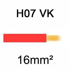 Câble H07VK cuivre souple 16mm² Rouge - MON CAMPING CAR