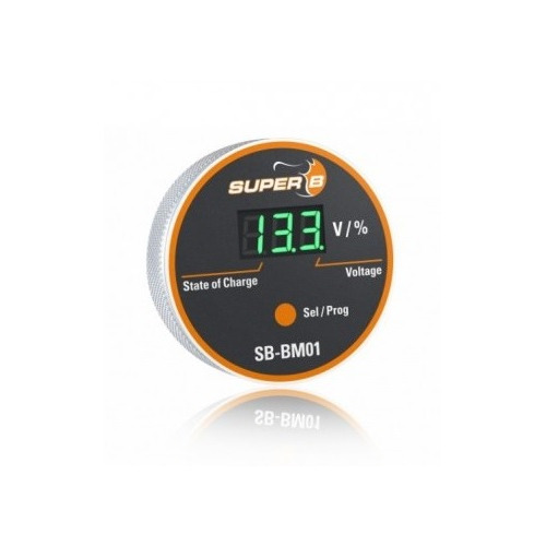 AFFICHEUR DÉPORTÉ POUR BATTERIE SUPER B + CÂBLE 2.5M ( NOMIA ) - SUPER B