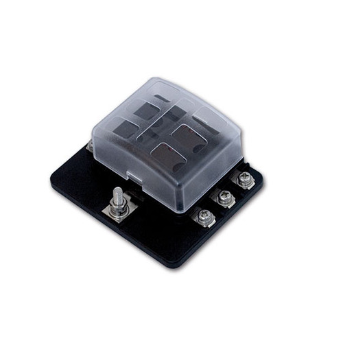 Boitier porte fusibles 6 circuits entrée/sortie DC + et - - ENERGIE MOBILE