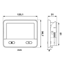 Miniature CHAUFFAGE / CHAUFFE-EAU TRUMA COMBI 6 E GAZ + ELECTRICITE INET X PANEL - TRUMA N° 4