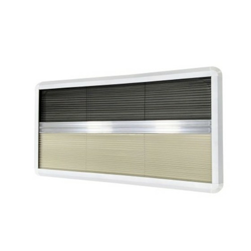 CADRE INTERIEUR AVEC STORE OCCULTANT & MOUSTIQUAIRE - 650 X 300 - MASIS