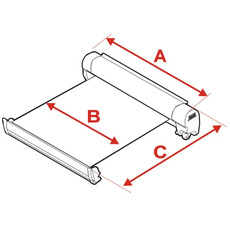 Miniature STORE F45S 425 BOITIER DEEP BLACK TOILE ROYAL GREY - FIAMMA N° 2