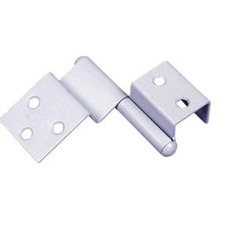 CHARNIERE DE PORTE DEGONDABLE - GRIS CLAIR - GAUCHE X2  - REIMO