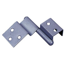 CHARNIERE SPECIALE PORTE - GRIS FONCE - GAUCHE X2  - REIMO