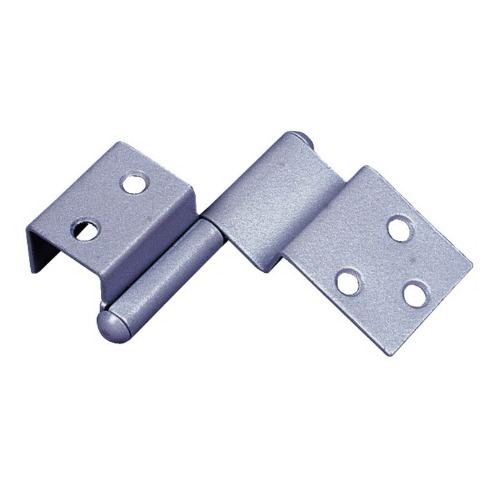 CHARNIERE DE PORTE DEGONDABLE - GRIS MOYEN - DROIT X2  - REIMO