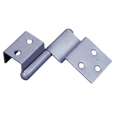 CHARNIERE DE PORTE DEGONDABLE - GRIS MOYEN - DROIT X2  - REIMO