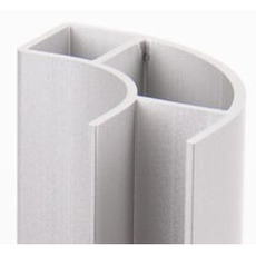 Miniature Profilé d'angle rigide 90° - 1 OUVERTURE - 15 mm - 220 cm -ALUMINIUM - REIMO N° 1