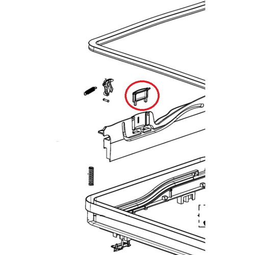 CLIQUETS POUR MIDI HEKI DOMETIC BLANC (x2)