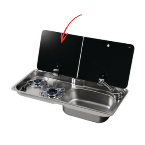 Vitre Gauche 34,3 x 30,7 cm pour FL1765 - CAN