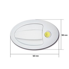 Miniature POIGNEE EXTERIEURE DE LA GRANDE SERRURE OVALE - FAP N° 1