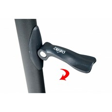 Miniature TABLE RECTANGULAIRE GRISE PEINTE 120 x 80 cm - CRESPO N° 4