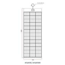 Miniature Panneau solaire SOUPLE 135W 12V à haut rendement - TEDLAR BLANC - FPE - ENERGIE MOBILE  N° 1