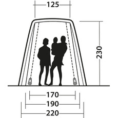 Miniature AUVENT ARRIERE INDEPENDANTE SANDCREST L - VW T5/T6 / VITO / TRAFIC / SPACE TOURER... - SANDCREST  N° 5