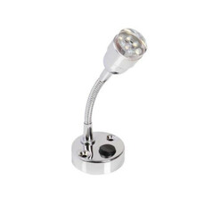 Miniature Liseuse leds sur bras 12 V, 1 x 1,4 W, orientable - CARBEST N° 1