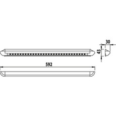 Miniature Réglette étanche 12 volts 24 LEDS - LABCRAFT N° 1