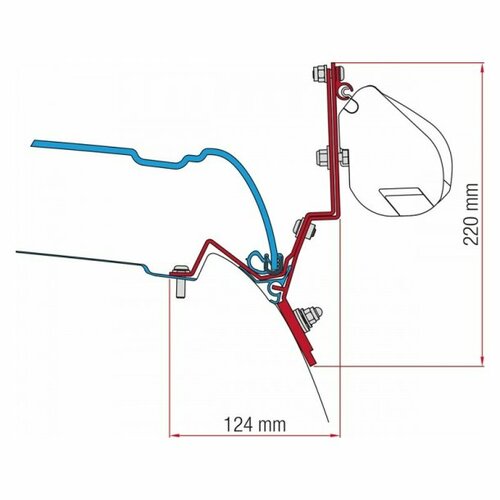 Adaptateur F35pro, F45, F70 Mercedes Class V Marco Polo - FIAMMA