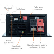 Miniature Chargeur de batterie -12V 30A 1230SBC - WIFI-ENERGIE MOBILE N° 4