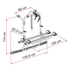 Miniature Porte Vélos Carry Bike PSA ALU 2023 - FIAMMA N° 1