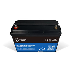 Miniature Batterie Lithium ULTIMATRON LiFePO4 Smart BMS 25.6V 50AH N° 1