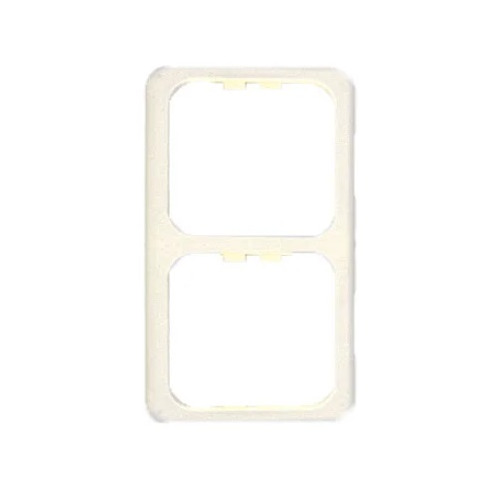 Entourage cache vis double Blanc