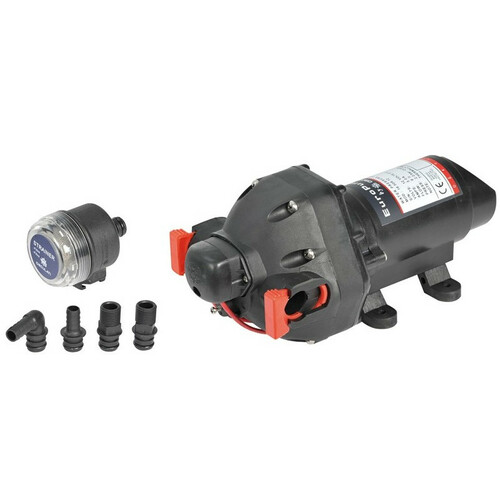 Pompe à Eau Europump 8 12 Volts 8 L/min - 3 soupapes - OSCULATI